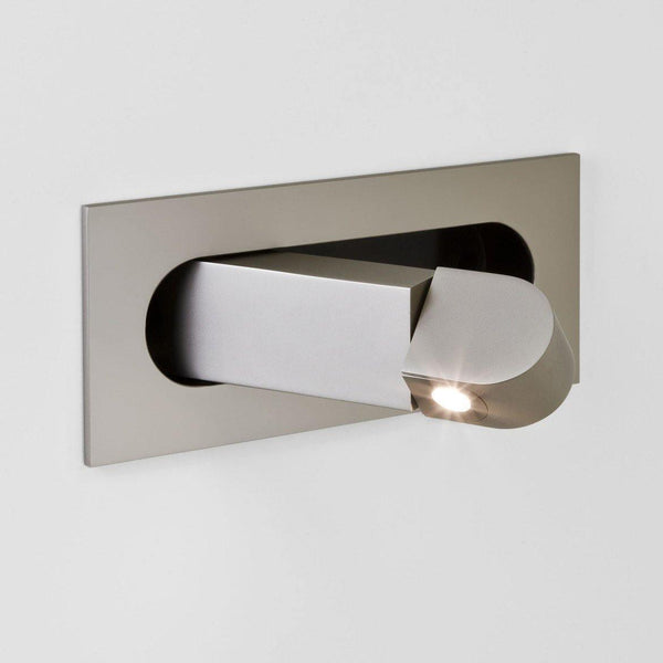 modern matt black aluminum led reading wall light
