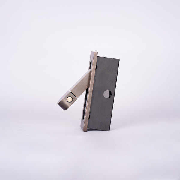 modern matt black aluminum led reading wall light