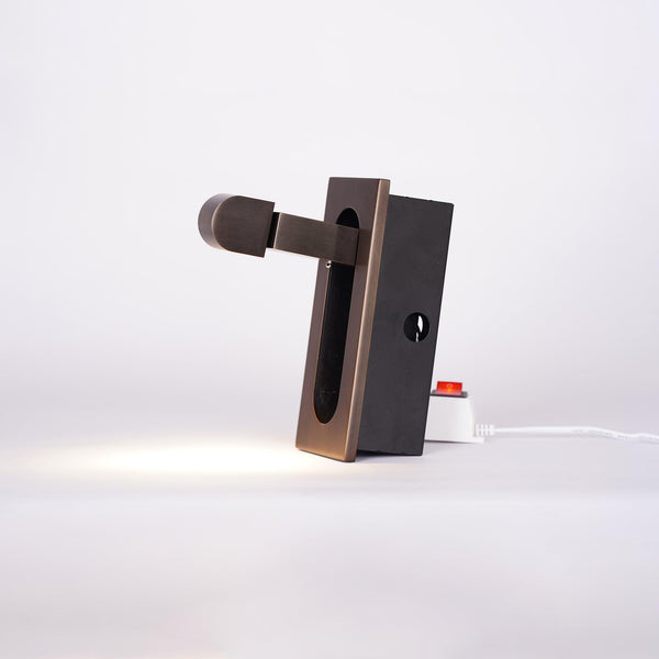 modern matt black aluminum led reading wall light