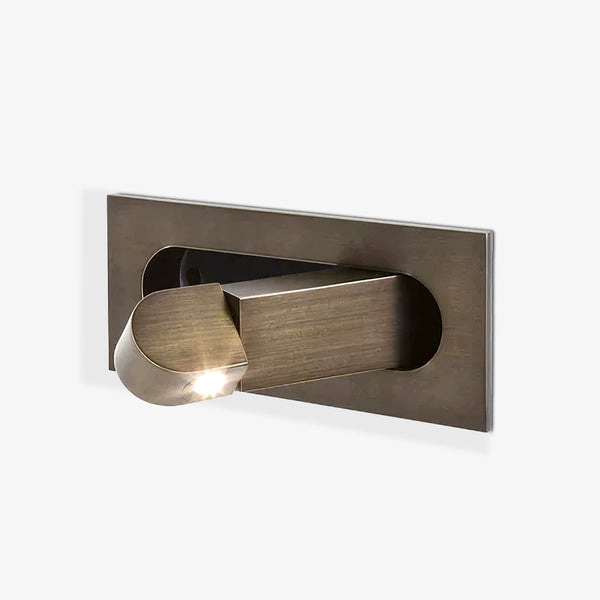 modern matt black aluminum led reading wall light