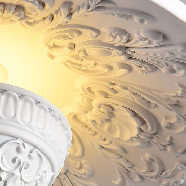 modern matte white iron flying saucer pendant lamp