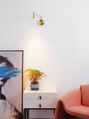 modern metal disc led wall sconce