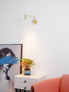 modern metal disc led wall sconce