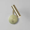 modern metal disc led wall sconce