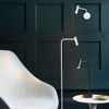 modern metal disc led wall sconce