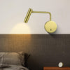 modern metal disc led wall sconce