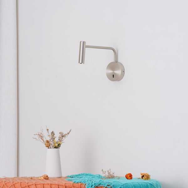 modern metal disc led wall sconce