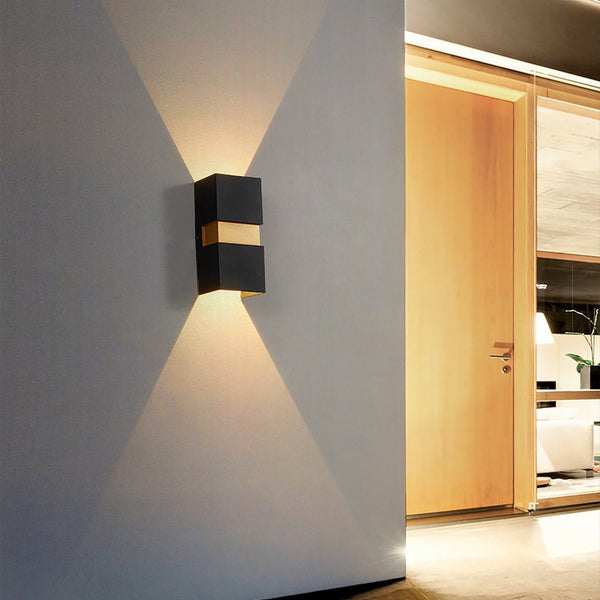 Modern Minimalist Outdoor Led Waterproof Wall Light For Villa Balcony Aisle Lighting