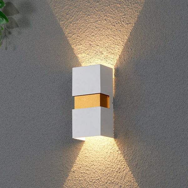 Modern Minimalist Outdoor Led Waterproof Wall Light For Villa Balcony Aisle Lighting