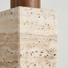modern natural travertine stone mini pendant light for bedside