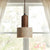 modern natural travertine stone pendant light