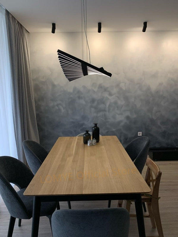 modern polished metal dna helix led chandelier