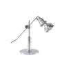 modern silver aluminum adjustable table lamp