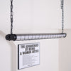modern silver metal acrylic linear pendant light