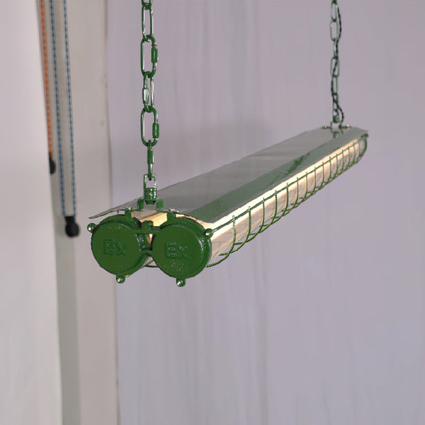 modern silver metal acrylic linear pendant light