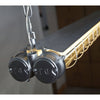 modern silver metal acrylic linear pendant light