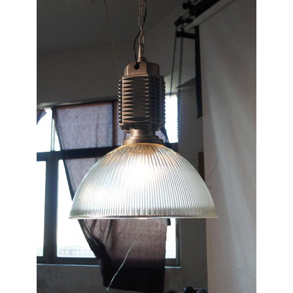 modern silver metal opaque glass pendant light