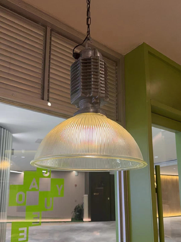 modern silver metal opaque glass pendant light