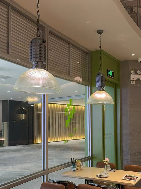 modern silver metal opaque glass pendant light