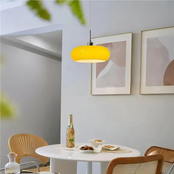 modern tea glass bauhaus pendant light