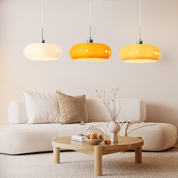 modern tea glass bauhaus pendant light