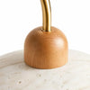 modern travertine disc wall sconce black gold