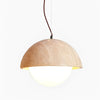 modern travertine dome pendant lamp