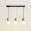 modern travertine frosted glass globe pendant light