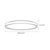 modern travertine wood flush mount ceiling light 2