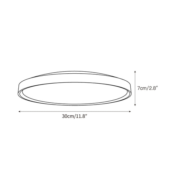 modern travertine wood flush mount ceiling light 2