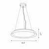 modern travertine wood round wabi sabi pendant light