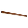 modern walnut wood linear led wall light