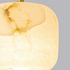 modern white alabaster brass mini pendant light 2