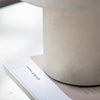 modern white alabaster orb table lamp