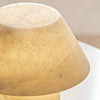 modern white alabaster orb table lamp