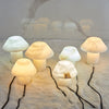 modern white alabaster orb table lamp