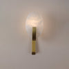 modern white alabaster plug in wall lamp