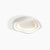 modern white iron acrylic ripple flush mount ceiling light