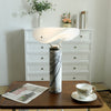 modern white marble acrylic led table lamp