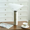 modern white marble acrylic led table lamp