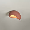 modern white polystyrene cloud flush mount ceiling light