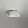 modern white polystyrene cloud flush mount ceiling light