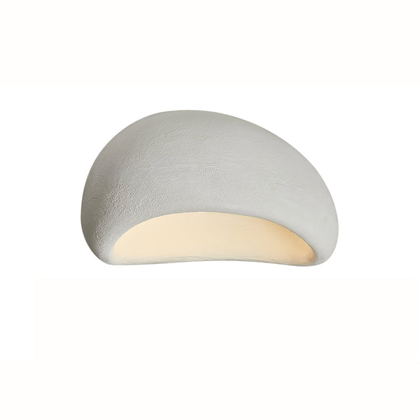 modern white polystyrene cloud flush mount ceiling light