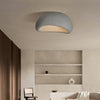 modern white polystyrene cloud flush mount ceiling light