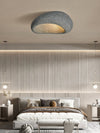 modern white polystyrene cloud flush mount ceiling light
