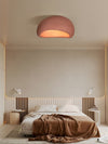 modern white polystyrene cloud flush mount ceiling light