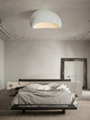 modern white polystyrene cloud flush mount ceiling light