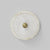 modern white travertine glass disc wall lamp