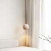 modern yellow travertine 3 sphere pendant light