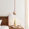 modern yellow travertine 3 sphere pendant light